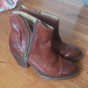 Frye boots red/brown